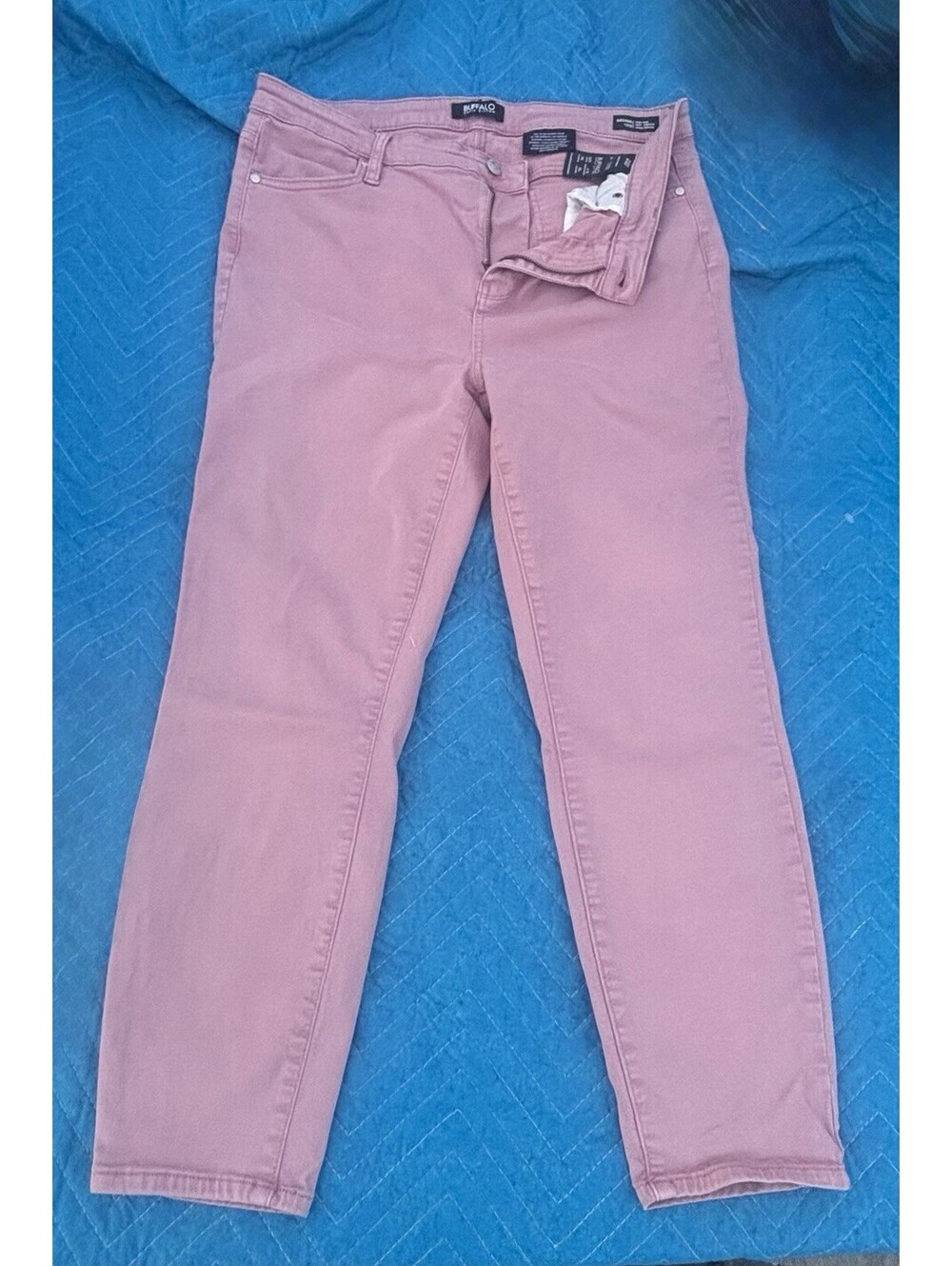 Buffalo David Britton Sz 12 / 32 Havana Pink Colored Jeans